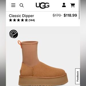 2PAIRS OF UGG BOOTS SIZE 8